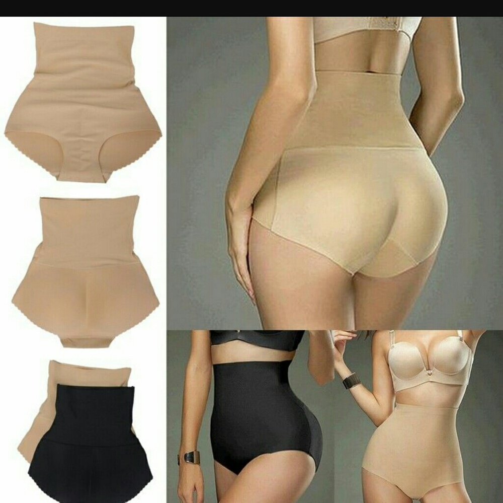 Padded panty with tummy control high tommy
